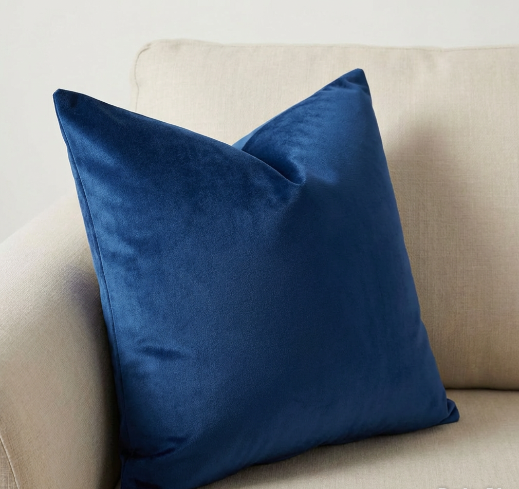 Cotton Velvet Throwpillow Filled  PACK OF 3