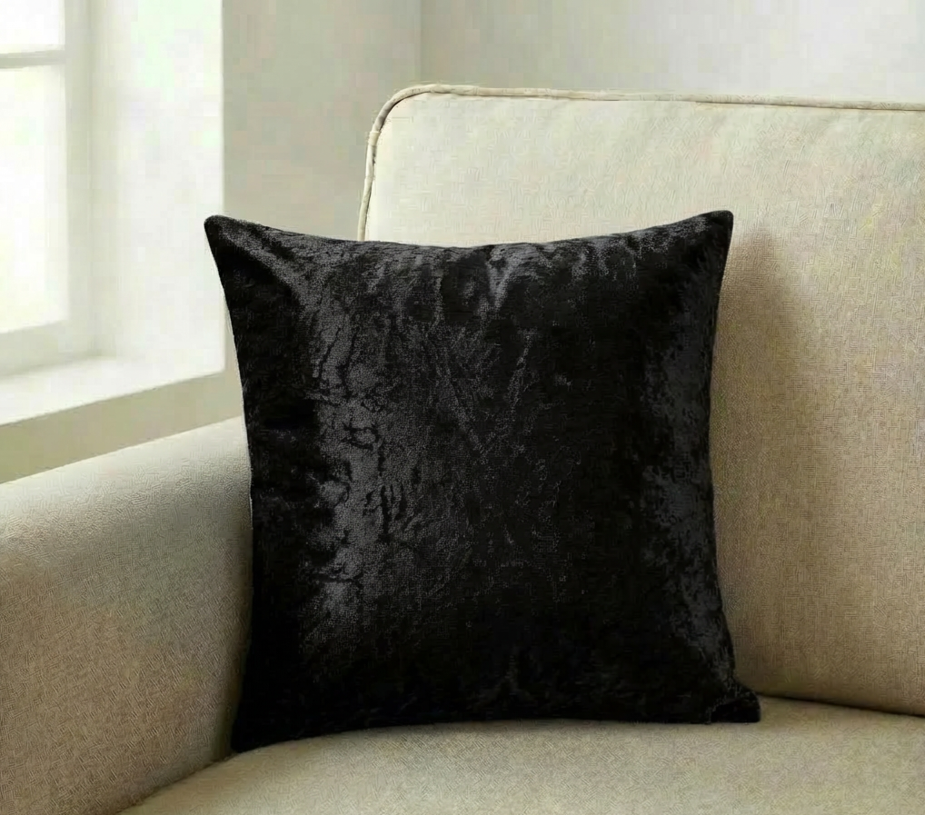 Crushed Velvet Throwpillow Filled PACK OF 3