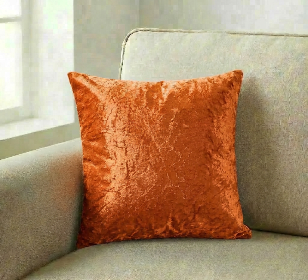 Crushed Velvet Throwpillow Filled PACK OF 3