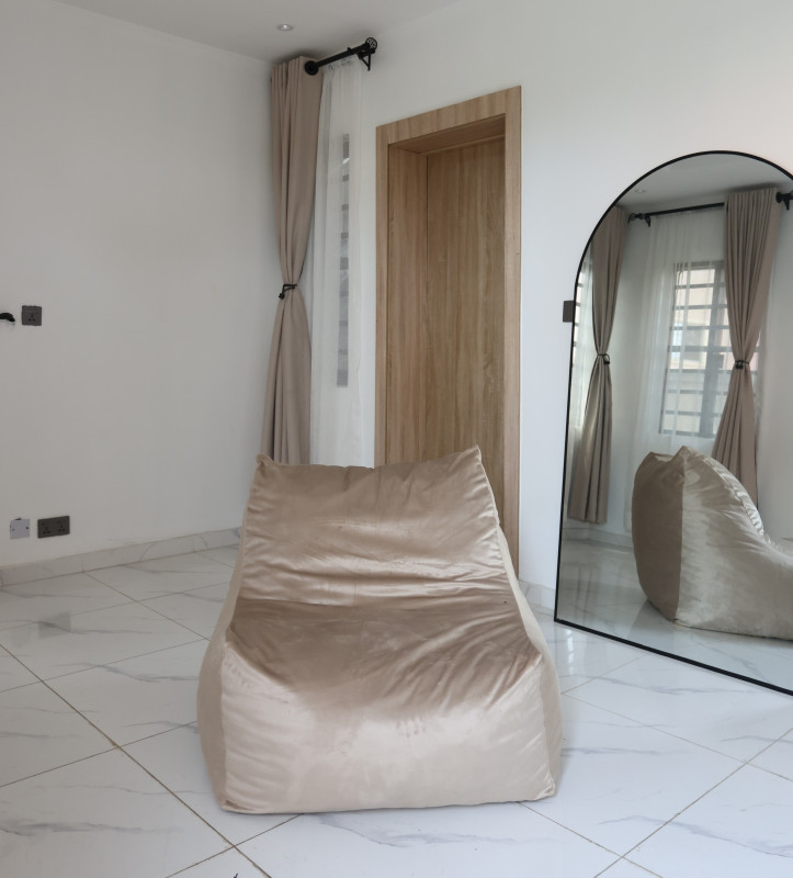 L Chair Beanbag Filled