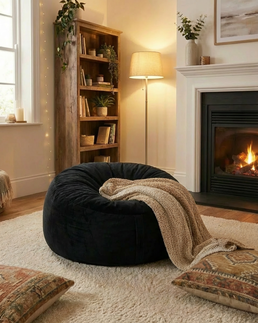 Round Beanbag Filled