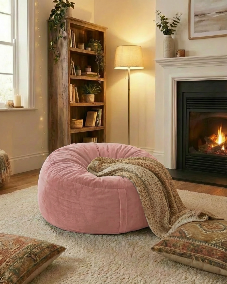 Round Beanbag Filled