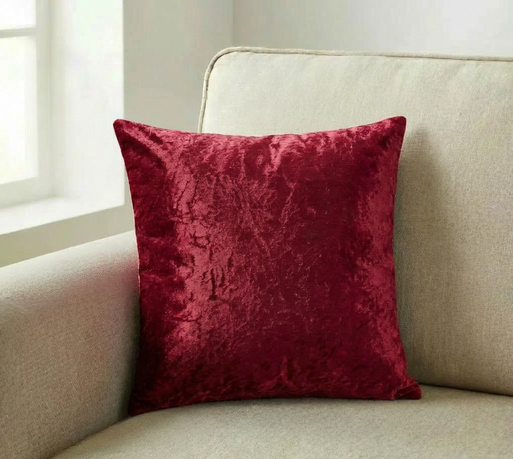 Crushed Velvet Throwpillow Filled PACK OF 3