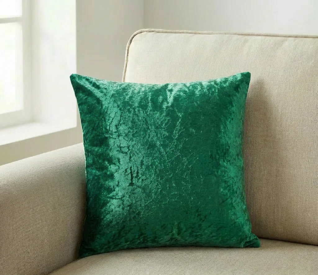 Crushed Velvet Throwpillow Filled PACK OF 3