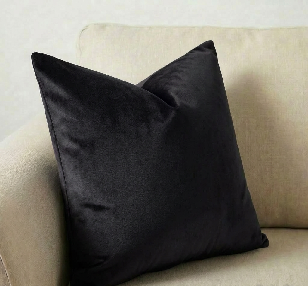 Cotton Velvet Throwpillow Filled  PACK OF 3