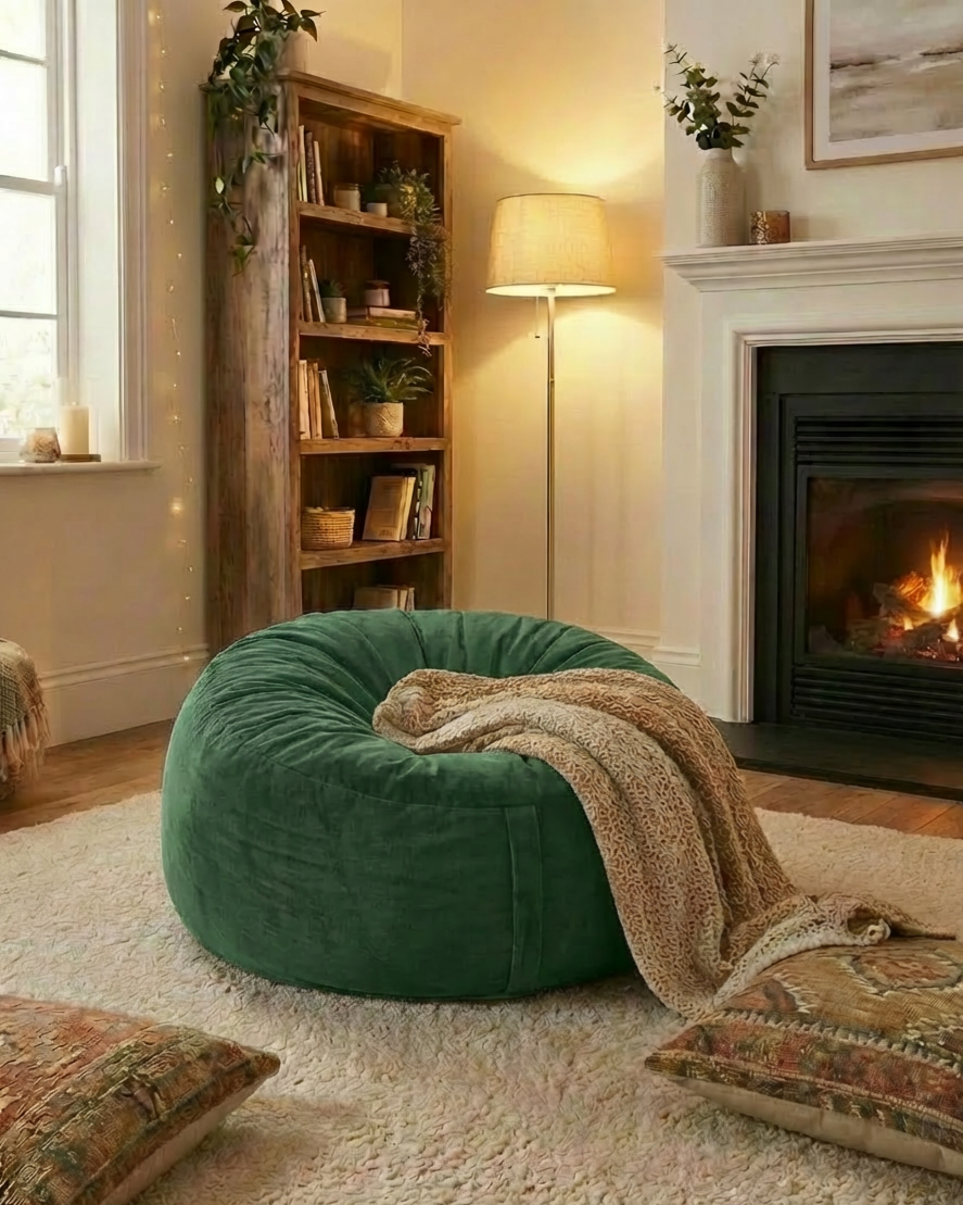 Round Beanbag Filled